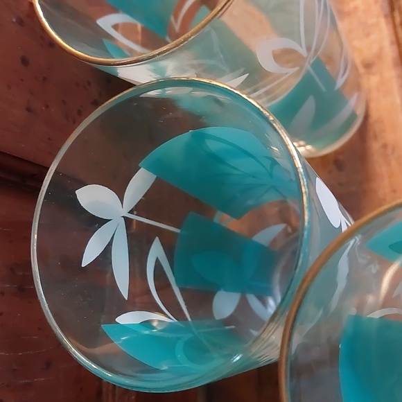 Vintage MCM glassware x4 - Picture 3 of 3